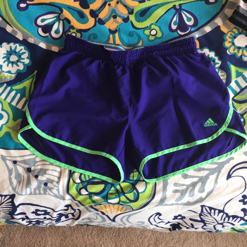 Purple Adidas Shorts